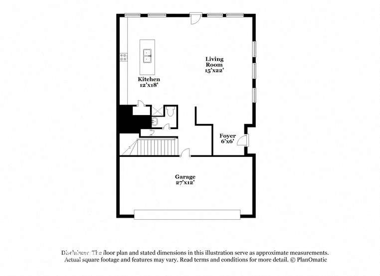 the schematic diagram of the floor plan of the house
