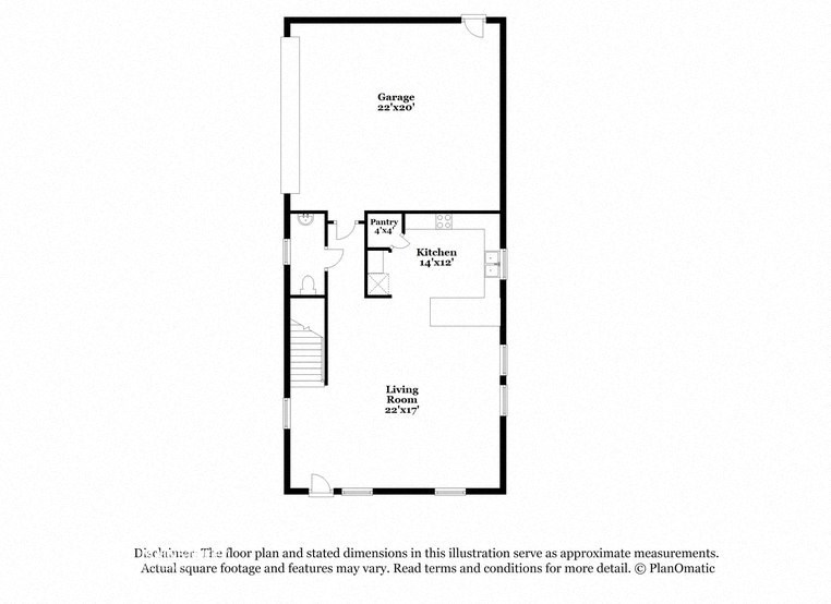 this is a diagram of the floor plan for a small apartment