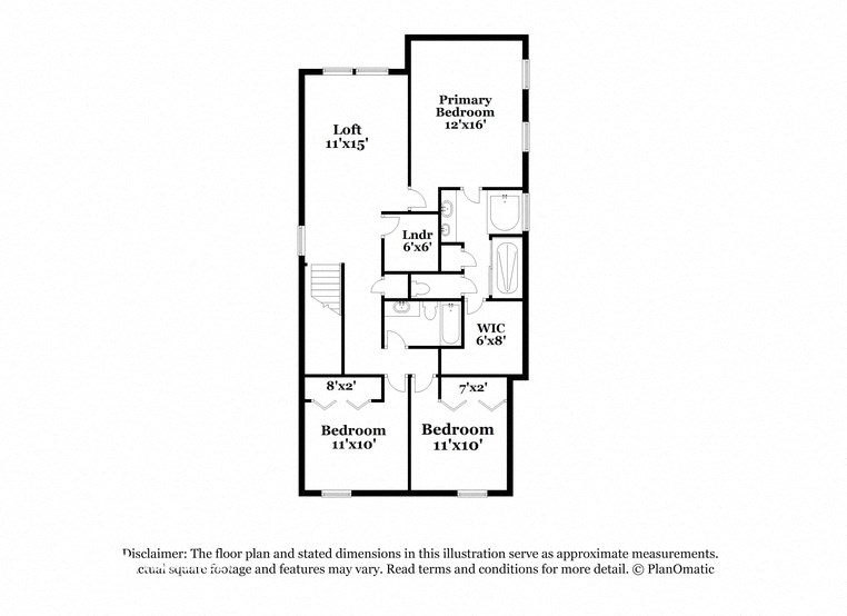 a floor plan for a bedroom with a bathroom and a closet