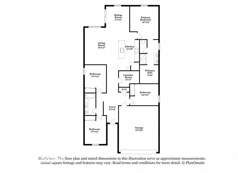 this floor plan is an approximation of our floor plan and may not include all bedrooms
