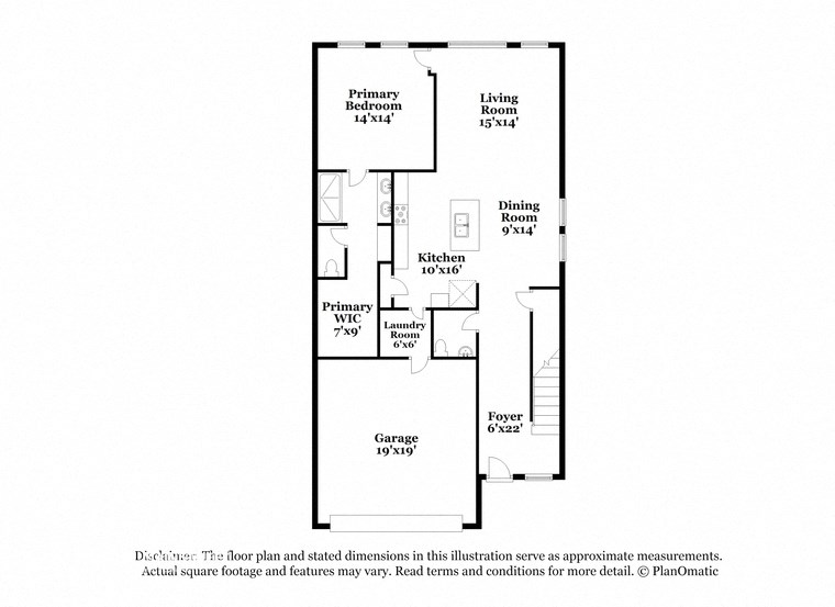 this diagram shows the floor plan for the 1100 sq ft apartment