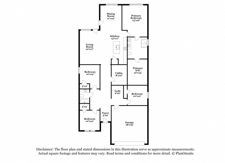 the floor plan for the residence in this apartment