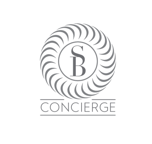 a circular logo with a letter b in the middle