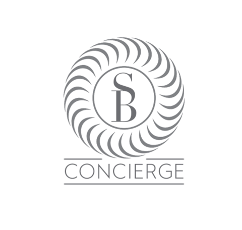 a circular logo with a letter b in the middle