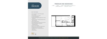 a floor plan of a room with a bedroom and a bathroom
