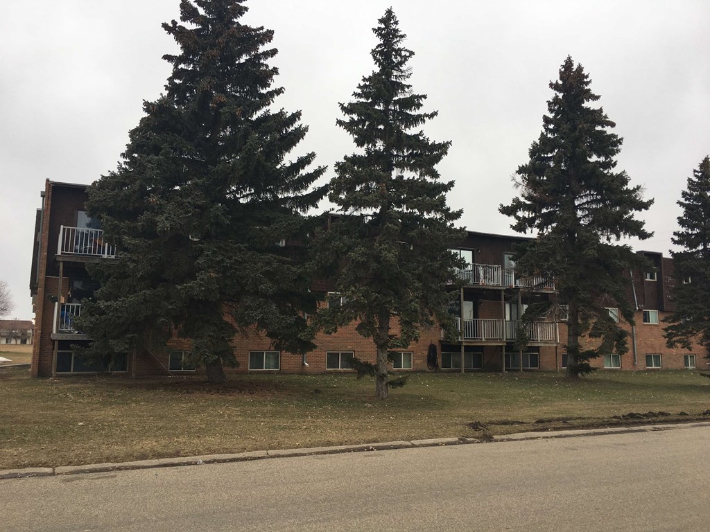 the building where the apartment is located