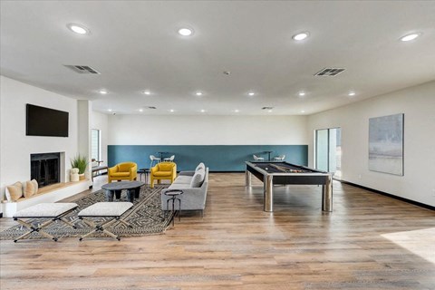 Yoga room at The Alista Apartments, Dallas, Texas