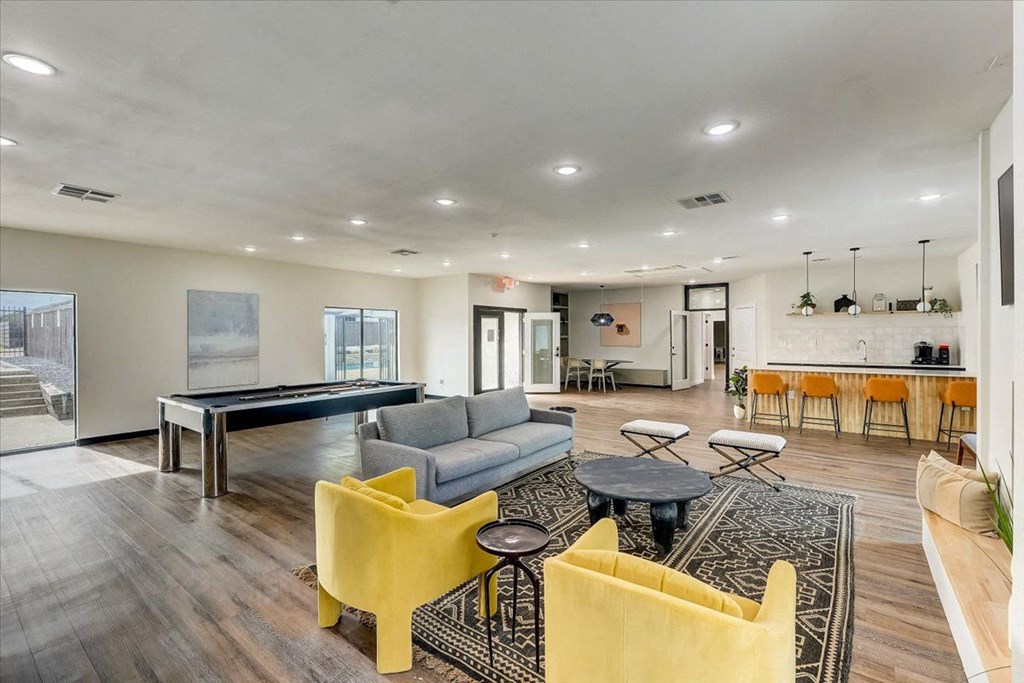 Clubhouse at The Alista Apartments, Dallas