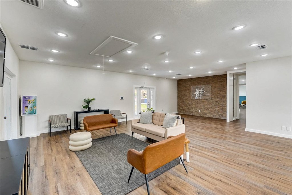 Wooden floor at The Alista Apartments, Dallas, TX, 75238