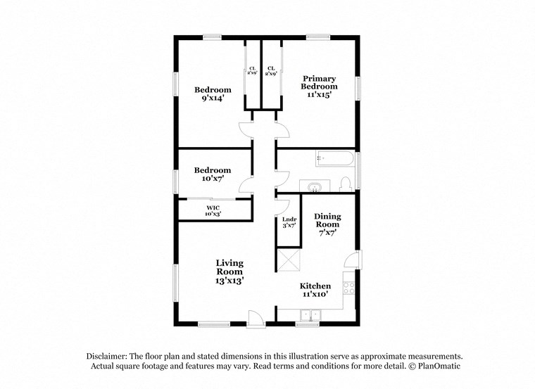 this is a diagram of the floor plan for the apartment
