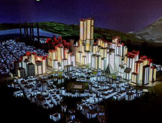 Neon Genesis Towers 3 Beds Apartment for Rent