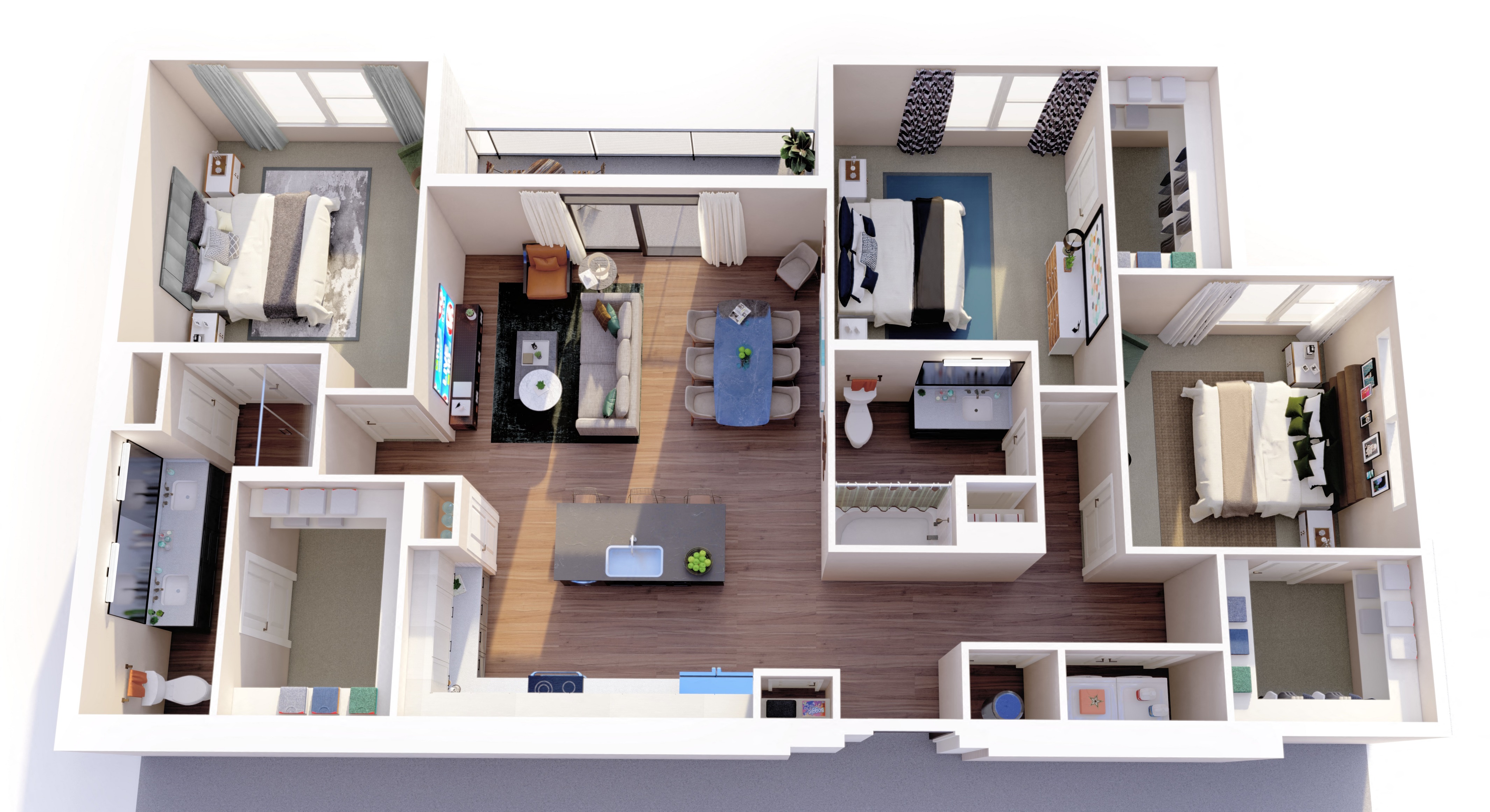 C1 Floor Plan at Presidium Revelstoke, Fort Worth, TX, 76131