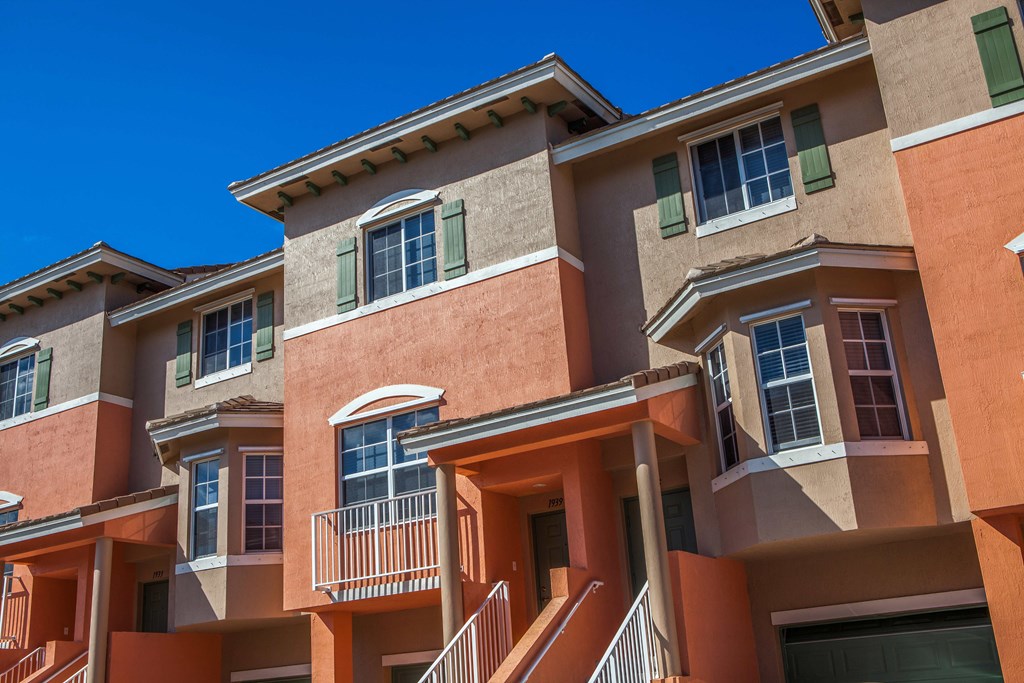 Preserve at Boynton Beach community exterior with walk ups