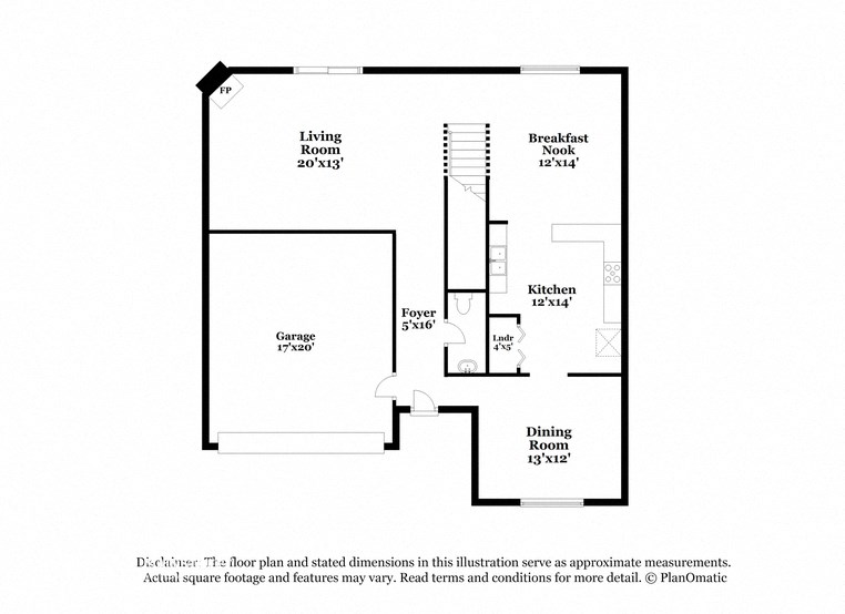 this diagram shows the floor plan for a bedroom apartment