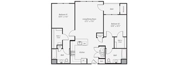2 Bed/2 Bath-B4