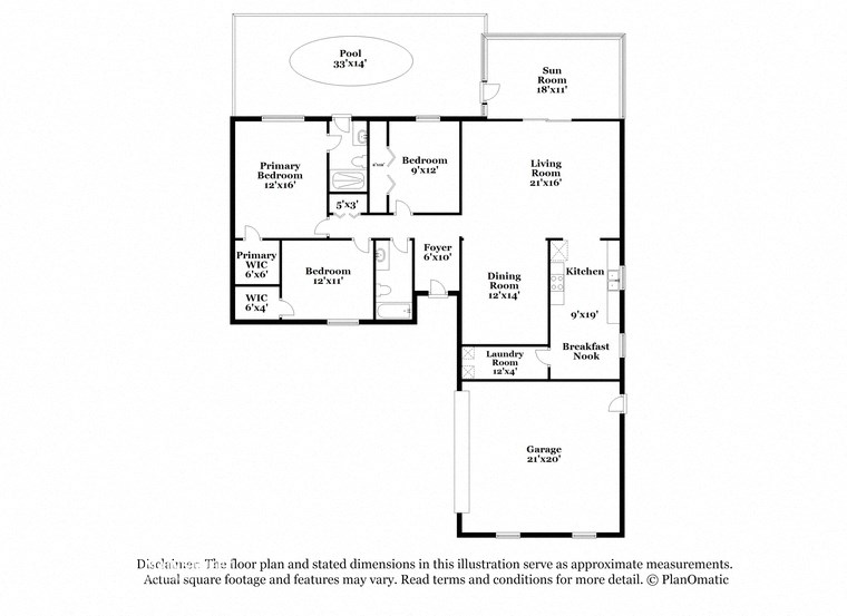 the floor plan for the residence