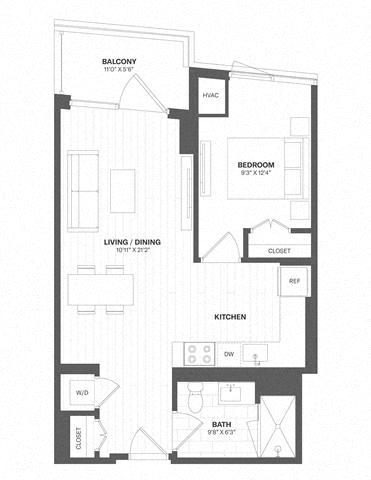1 Bed/1 Bath-a24