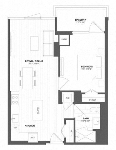 1 Bed/1 Bath-a63