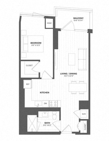 1 Bed/1 Bath-a57