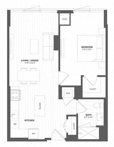 1 Bed/1 Bath-a68