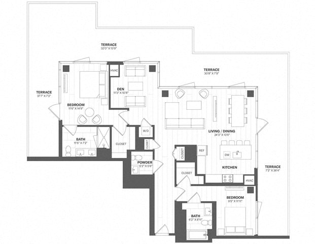 2 Bed/2.5 Bath-PH02