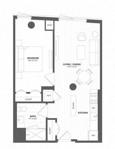 1 Bed/1 Bath-a46