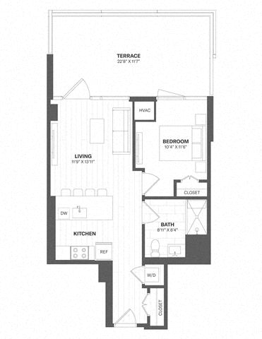 1 Bed/1 Bath-a17