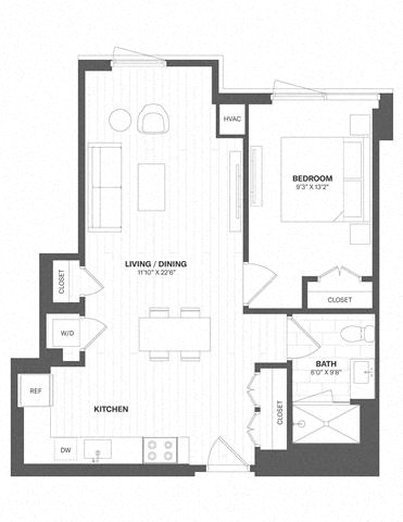 1 Bed/1 Bath-a55