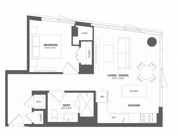 1 Bed/1 Bath-a36