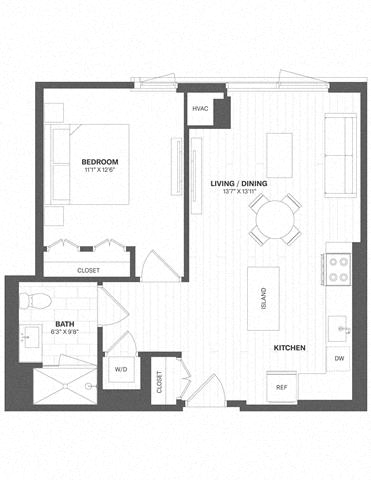 1 Bed/1 Bath-a49