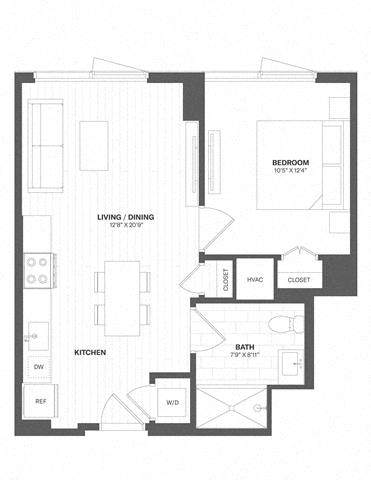 1 Bed/1 Bath-a6