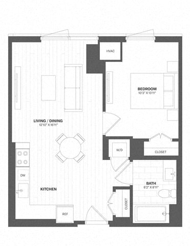1 Bed/1 Bath-a33