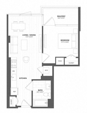 1 Bed/1 Bath-a12