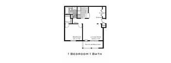 1 Bed, 1 Bath