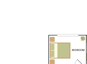 One Bedroom, One Bath