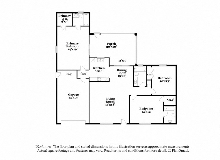 the schematic diagram of the third floor of the house showing the different rooms