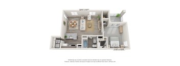 1 Bedroom, 1 Bathroom