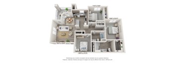 3 Bedrooms, 2 Bathrooms