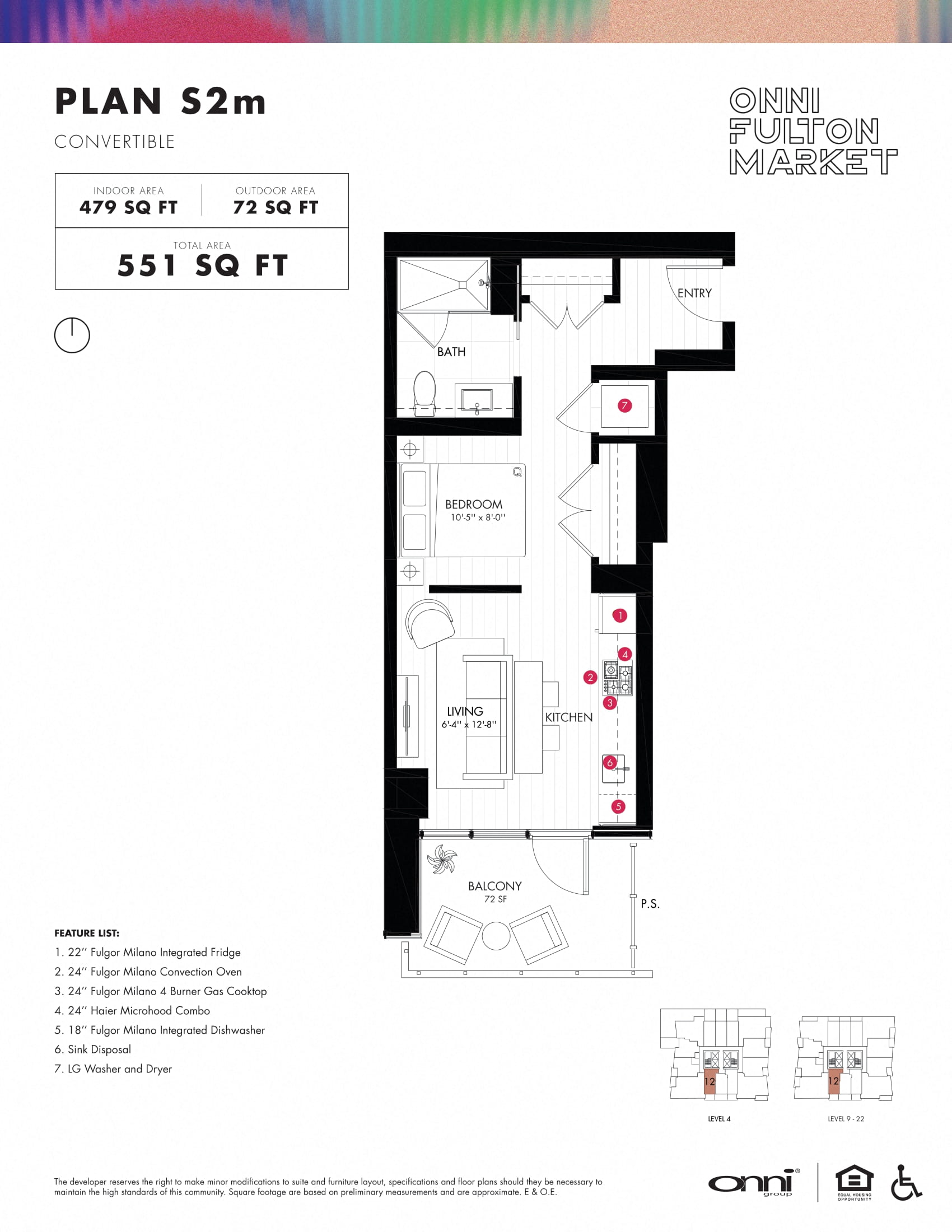 Studio 1 bath C at Onni Fulton Market Apartments, Apartments, Chicago, IL
