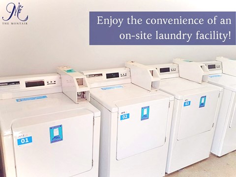enjoy the convenience of an onsite laundry facility