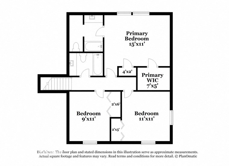 the floor plan for the bedroom and living area of a bedroom apartment with a floor