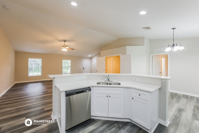 the kitchen is clean and ready for us to use