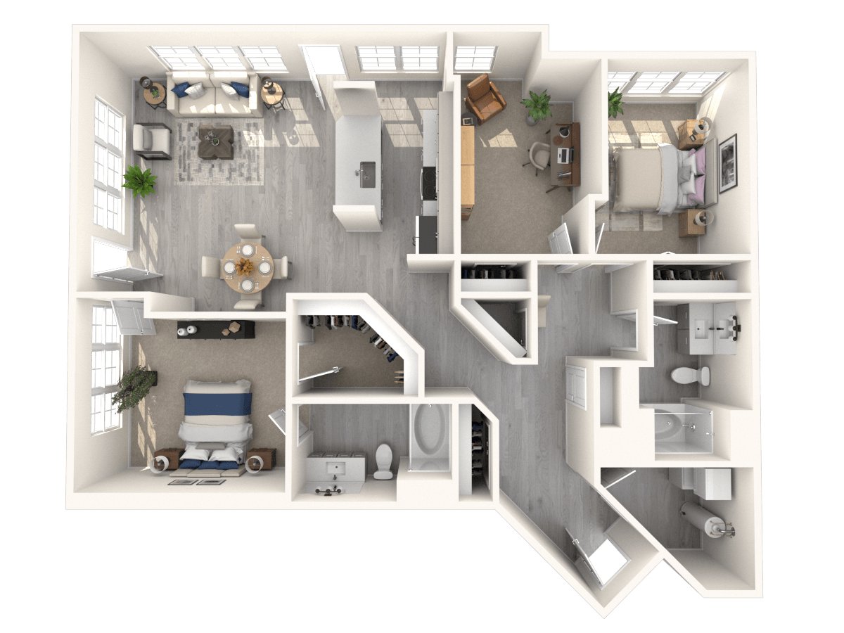 The Portola at SouthGlenn Madrid Floor Plan