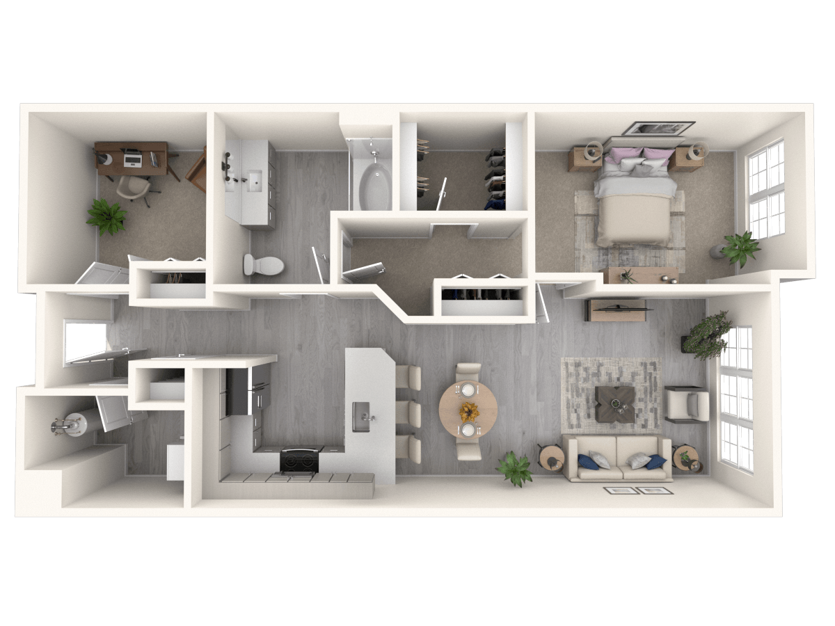 The Portola at SouthGlenn Seville Floor Plan