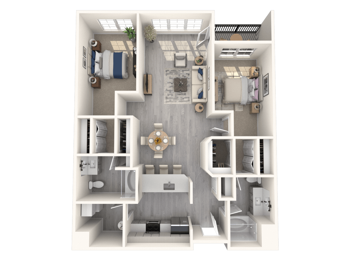 The Portola at SouthGlenn Valencia Floor Plan