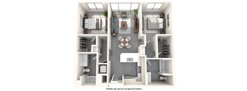 Vive Luxe Apartments B4 Floor Plan