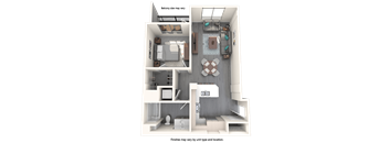 Vive Luxe Apartments A4 Floor Plan