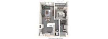 Vive Luxe Apartments A6 Floor Plan