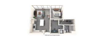 Vive Luxe Apartments A7 Floor Plan