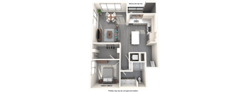 Vive Luxe Apartments A9 Floor Plan